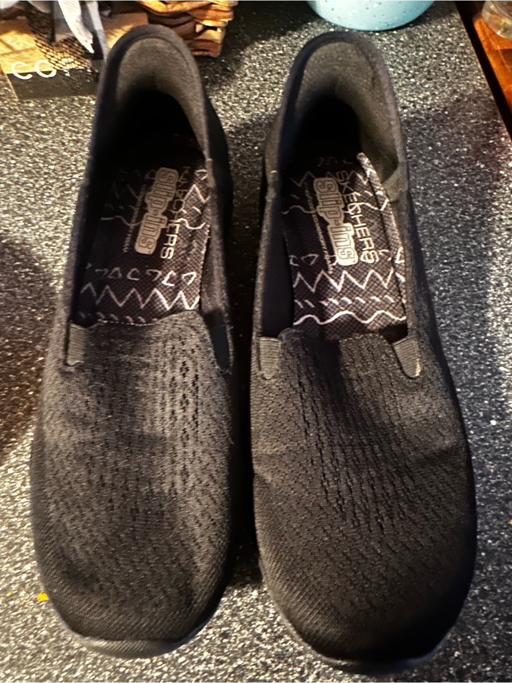 Skechers Slip-On women’s size 10 Black Comfort Shoes